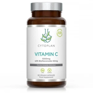 Cytoplan Vitamin C 1000mg with Bioflavanoids 50mg 60 Capsules - Picture 1 of 2
