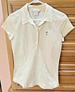 Nueva Camisa Polo Tommy Bahama Coco Marfil Golf Deportiva Top Para Mujer Talla XS (2) - Imagen 1 de 2