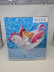 Intex Mega Pegasus One Island aufblasbarer Poolschwimmer. Einhorn Strand aufblasbar - Bild 1 von 3