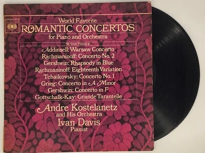 World Favorite Romantic Concertos For Piano And Orchestra - 12" Vinyl Record - Image 1 of 4