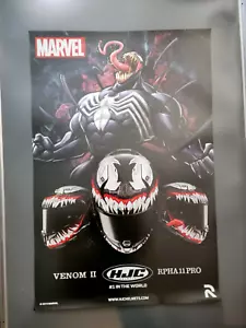 2019 Marvel VENOM ll HJC Helmets Promo Poster 20X30 - Picture 1 of 4