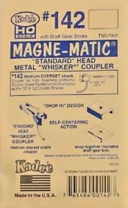 Kadee HO Scale #142 Overset "Whisker" (Medium 9/32") Metal Magne-matic Coupler - Picture 1 of 2