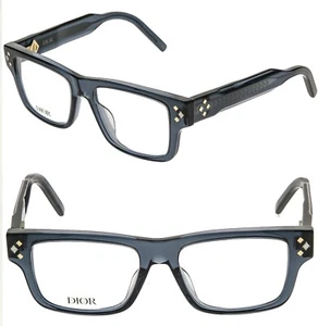CHRISTIAN DIOR CD DIAMONDO S3I Crystal Blue Eyeglasses 53mm DM50067I DIAMOND - Picture 1 of 12