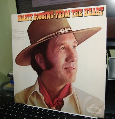 MARTY ROBBINS.  " FROM THE HEART "  LP UK 1971. HALLMARK LABEL. NM COND. - Image 1 of 4