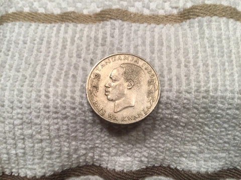 TANZANIA 1966 ONE SHILLING Coin Cover