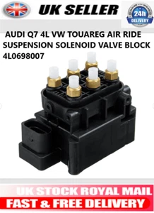 FOR AUDI Q7 4L VW TOUAREG AIR RIDE SUSPENSION SOLENOID VALVE BLOCK 4L0698007 - Picture 1 of 4