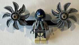 LEGO Ultra Agents Minifigure uagt008 PSYCLONE WITH PARACHUTE BACKPACK from 70164