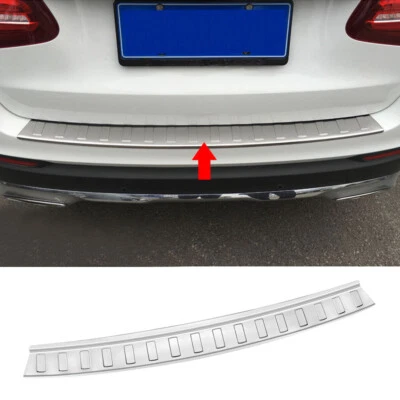 Protector de parachoques trasero plateado mate placa de cubierta para Benz GLC AMG GLC43 63 Foto 1 de 4