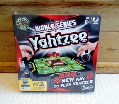 WORLD SERIES of YAHTZEE Hasbro Dice Game c2012 *NEW & SEALED* - Image 1 of 4