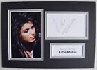 Katie Melua signiertes Autogramm A4 Fotoanzeige Musik Sängerin Erinnerungsstücke COA AFTAL