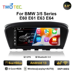 für BMW E60 E61 E90 E91 CCC GPS Navi Android 13 8Core 4G Autoradio 6+64G CarPlay - Bild 1 von 15