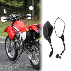 10MM Motorcycle Rearview Mirrors For Honda XR650L XR250L XR350R / CRF250 230 450 - Picture 1 of 11