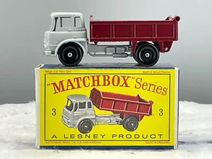 Vintage Matchbox Lesney No3B Bedford tipper,BPW,Mint in orig B5 box - Picture 1 of 16