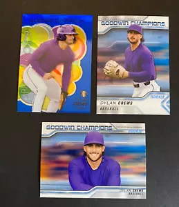 Tarjetas de novato Dylan Crews #SCP-84, #39 y #95 RC - '23 UD Goodwin Champions - Imagen 1 de 2