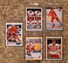 (5) Sergei Fedorov 1990-91 Upper Deck Score Rookie card RC 1991-92 OPC Red Wings