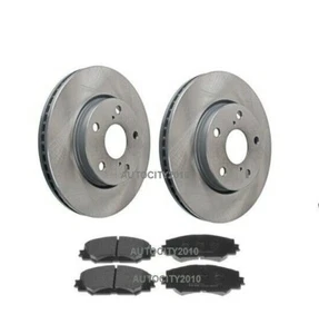 FOR TOYOTA NOAH 2.0i ZRR70 3ZR-FE/AE IMPORT FRONT BRAKE DISC AND PAD SET 08-12 - Picture 1 of 3