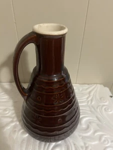 Mar-crest Daisy Dot Stoneware Pitcher Coffee Carafe Marcrest - Picture 1 of 18