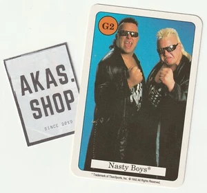 Nasty Boys 1992 Catcher Quartett Card G2 Series 4 Amigo Spiele ULTRA RARE WWF - Picture 1 of 3