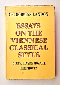 Essays on the Viennese Classical Style H C Robbins Landon HC w Dj Gluck Haydn Mo - Picture 1 of 12