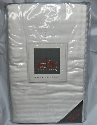 Bellino Euro Sham - Satén a Rayas Algodón Egipcio Nuevo En Paquete Foto 1 de 2