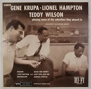 GENE KRUPA, LIONEL HAMPTON, TEDDY WILSON: Benny Goodman Movie US Verve Jazz LP - Imagen 1 de 6