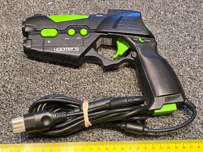 MICROSOFT XBOX ORIGINAL LIGHT GUN BLASTER PISTOL GAME CONTROLLER CONTROL Black - Image 1 of 4