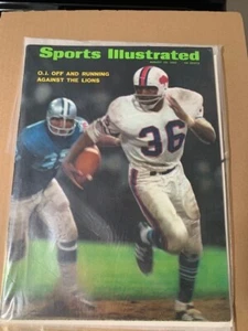 Rookie  OJ SIMPSON "Newstand NO mailing label " Aug 25 1969 SPORTS ILLUSTRATED - Picture 1 of 1