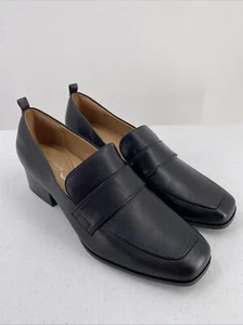 Easy Spirit Darlene Damen-Slipper gepolstertes Fußbett Leder schwarz 11 Slipper - Bild 1 von 17