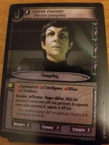 Star Trek CCG These Are the Voyages 12U53 Fundador Lovok, Cambio Efectivo - Imagen 1 de 1