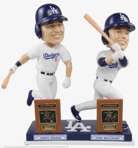 Corey Seager Cody Bellinger Los Angeles Dodgers Special Edition Bobblehead MLB Cover