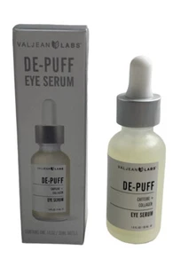 VALJEAN LABS DE-PUFF Caffeine + Collagen EYE SERUM 1 oz - Picture 1 of 8