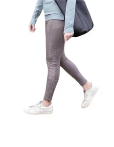 Athleta Delancey Gleam Moto Leggings XS Bluff grau beige Wandern Yoga Athleisure - Bild 1 von 22