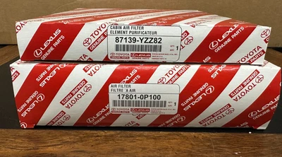 Juego de filtros de aire y cabina originales Toyota Tundra 2014-2021 OEM Foto 1 de 3