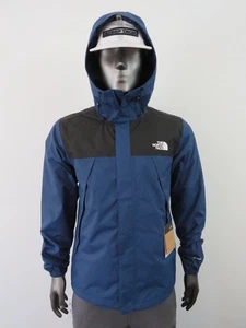NWT Mens The North Face Antora Dryvent Waterproof Hooded Rain Jacket Shady Blue - Picture 1 of 13
