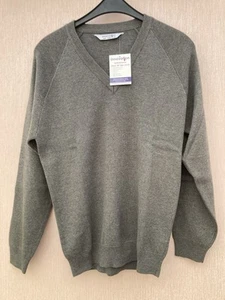 Unisex Innovation V-Neck Knitted Jumper Long Sleeve School Age 11/12 - Picture 1 of 4