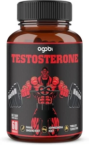 Agobi Testosteron Ergänzung Männer - 11 Kräuter mit Ashwagandha, Tribulus & Ginseng - Bild 1 von 8