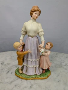 Home Interiors 14033-01 Lehrer Haustier Figur mit Mädchen & Jungen Schüler 2001 sehr guter Zustand - Bild 1 von 8