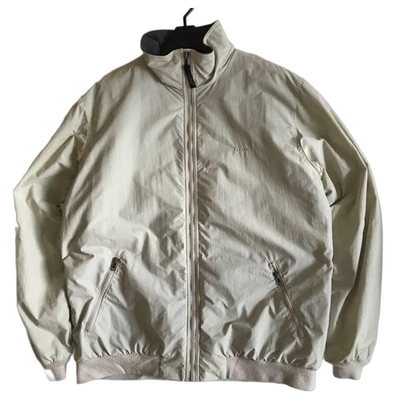 L.L.Bean Warm-Up Jacket Beige Full Zip Fleece Lined Size L Japan F/S - Image 1 of 4