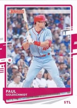 Paul Goldschmidt 2020 Donruss #127 St. Louis Cardinals - Image 1 of 2