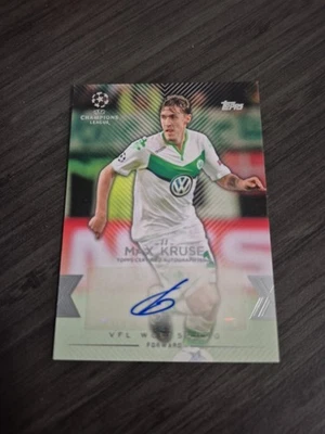 2015 Topps Uefa Champions League Max Kruse Auto - Image 1 of 2