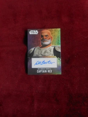 Star Wars: Evolution 2016 Auto card Dee Bradley Baker as Captain Rex Topps VFN - Image 1 of 4