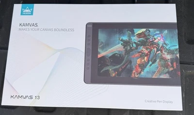 Huion Kamvas 13 Grafik Zeichnen Stift Tablet - Schwarz (GS1331) - Beschreibung lesen - Bild 1 von 4