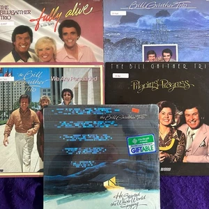 5x EX Lot BILL GAITHER TRIO Christmas Fully Alive Pilgrims Persuaded WORD 5LP - Picture 1 of 11