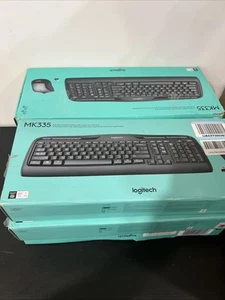 Logitech MK335 Wireless Keyboard And Mouse Combo Black - Picture 1 of 4