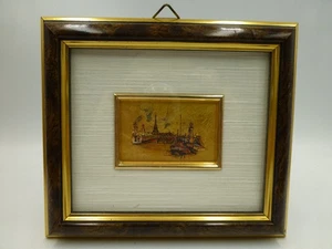 Miniatura Edición Limitada de la Torre Eiffel / París, en Hoja de Oro (Oro Foglia) - Imagen 1 de 12