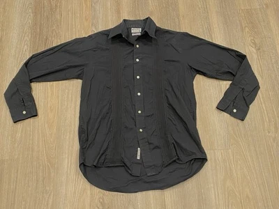 Camisa abotonada de algodón con patrón M NEGRO Lucky Brand para hombre Foto 1 de 4