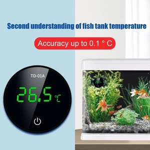 Charging Type-C LCD Digital External Thermometer Fish Tank - Picture 1 of 7
