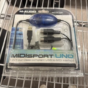 NEW M-Audio USB To Midisport Uno 1X1 MIDI Interface Adapter 16 Midi Channel - Picture 1 of 1