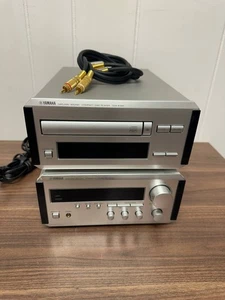 Yamaha Natural Sound Stereo Receiver RX-E100 & Disc CD Player CDX-E100 Very Good - Picture 1 of 4