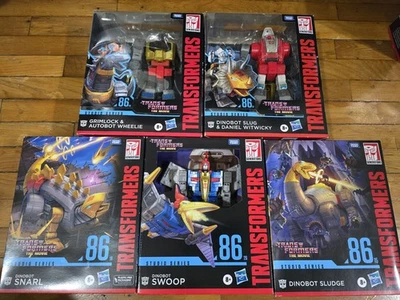 Transformers Studio Series 86 Dinobot Set Grimlock, Slug, Snarl, Swoop, Sludge - Image 1 of 4